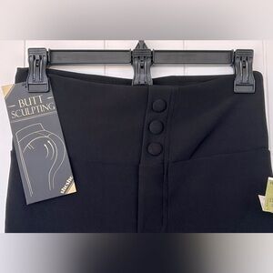 Shosho Brand Women’s‎ Butt Sculpting Leggings Button Detail Black Size Small